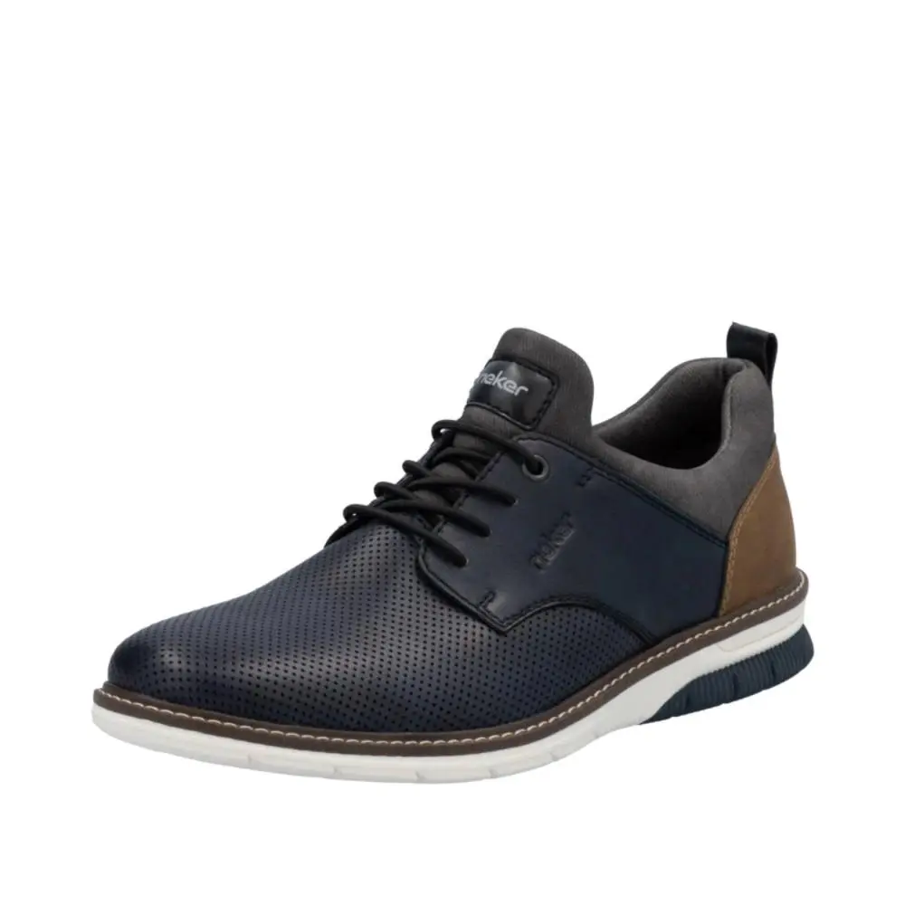 Rieker shoes - Rieker Dustin 14450 - Dustin - Navy/Brown (UPC: 198769010597) 2