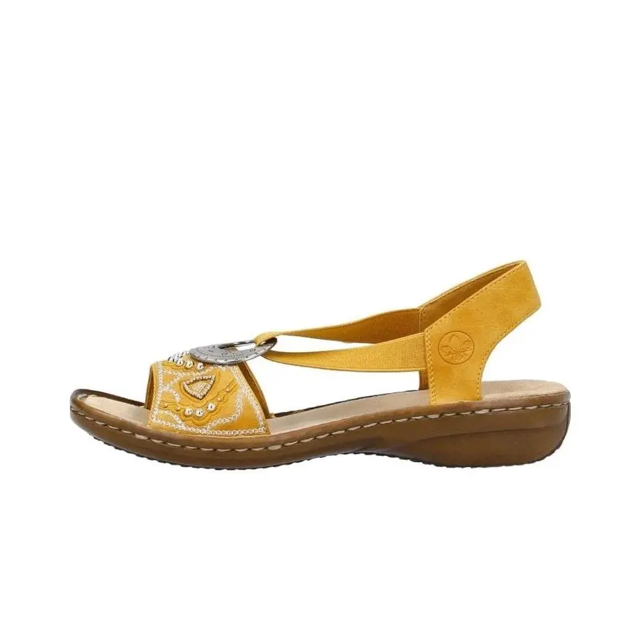 Rieker shoes - 608B9-68 - 608B9-68 - Yellow (UPC: 644403929812) 2