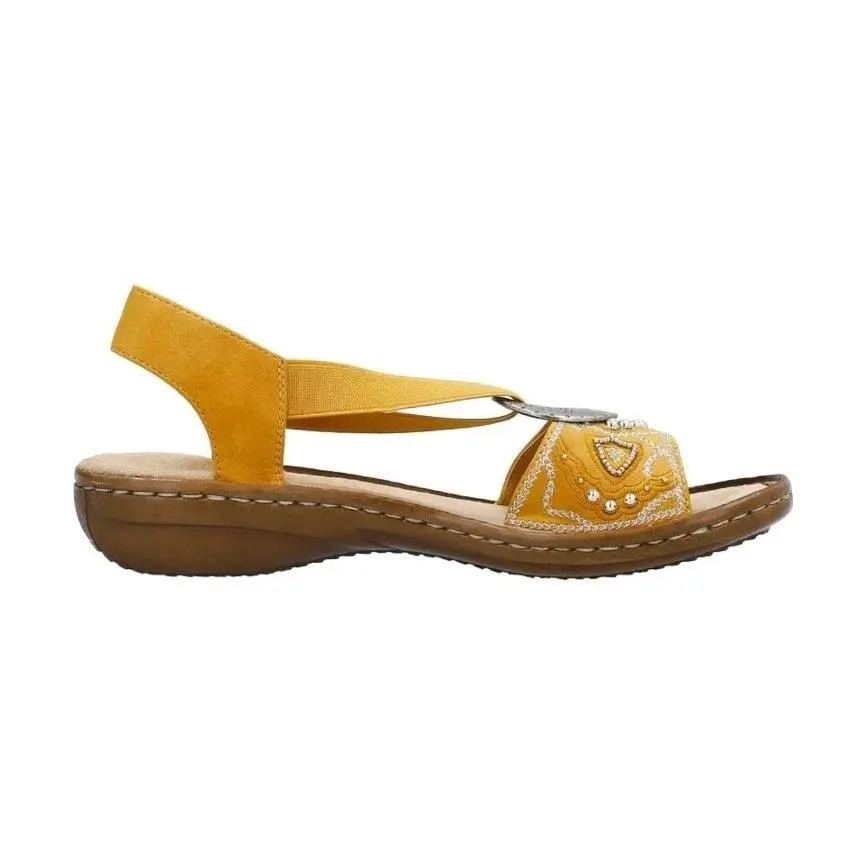 Rieker shoes - 608B9-68 - 608B9-68 - Yellow (UPC: 644403929812) 5