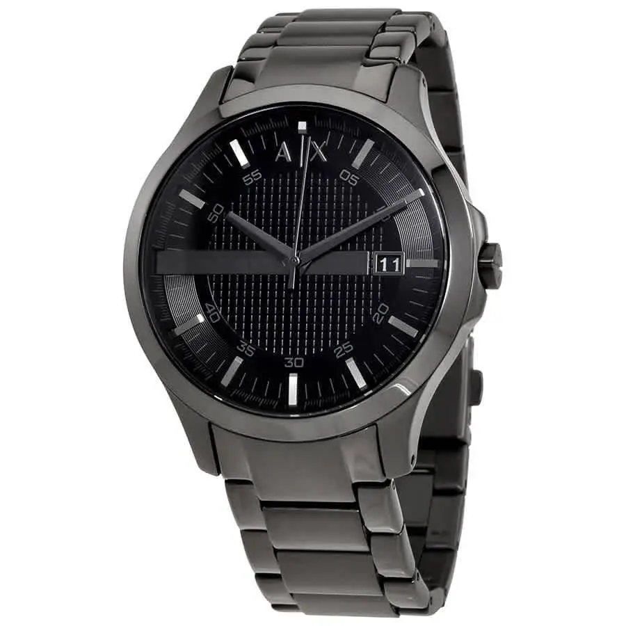 Armani Exchange Hampton Black Dial Men`s Gift Set AX7101