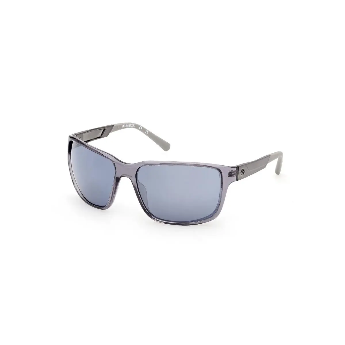 Harley-davidson HD 00026 Shiny Grey / Matte Gunmetal 20X Size 61 Sunglasses