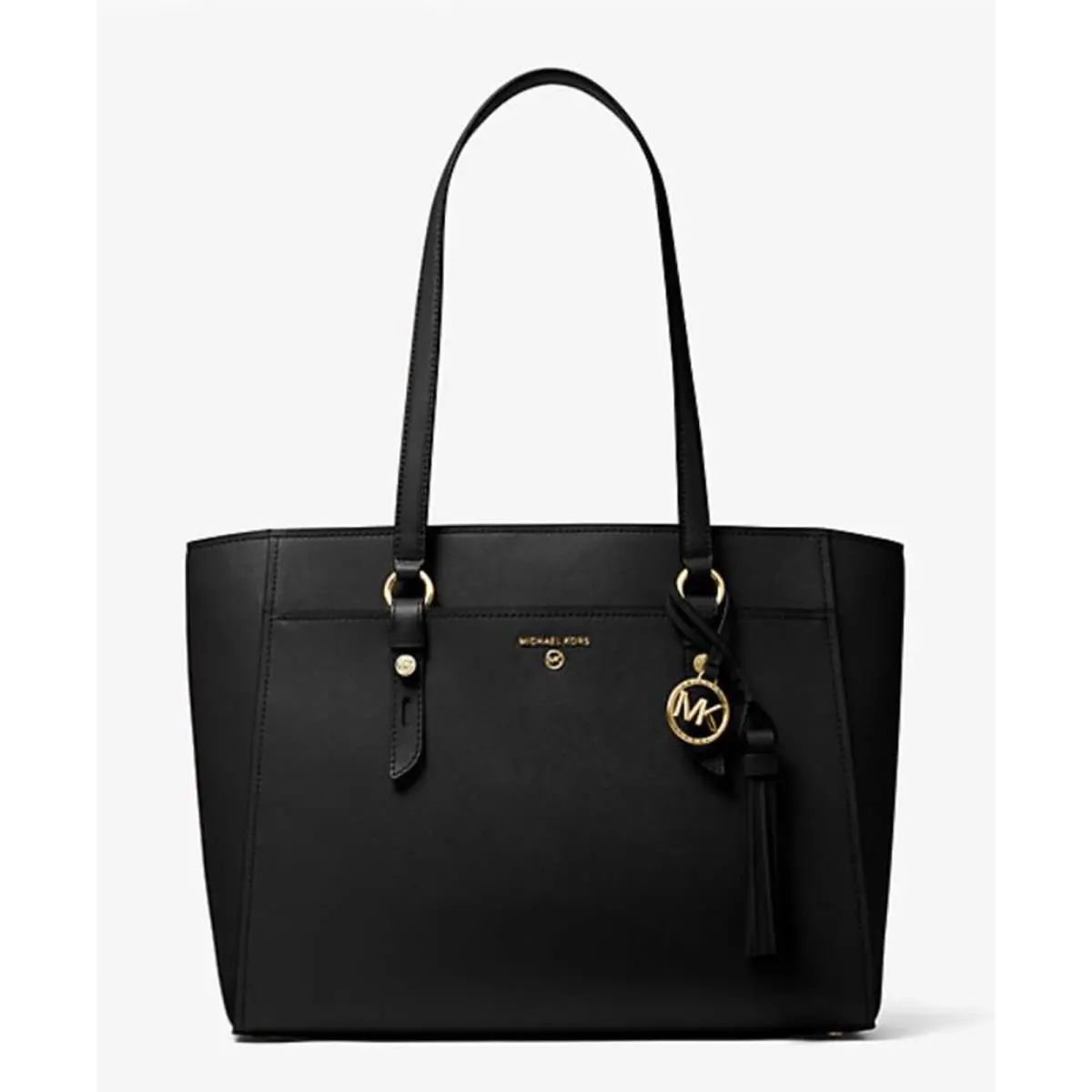 Michael Kors Sullivan Large Multifunction Leather Tote - Black/gold 30S1GNXT7L-0