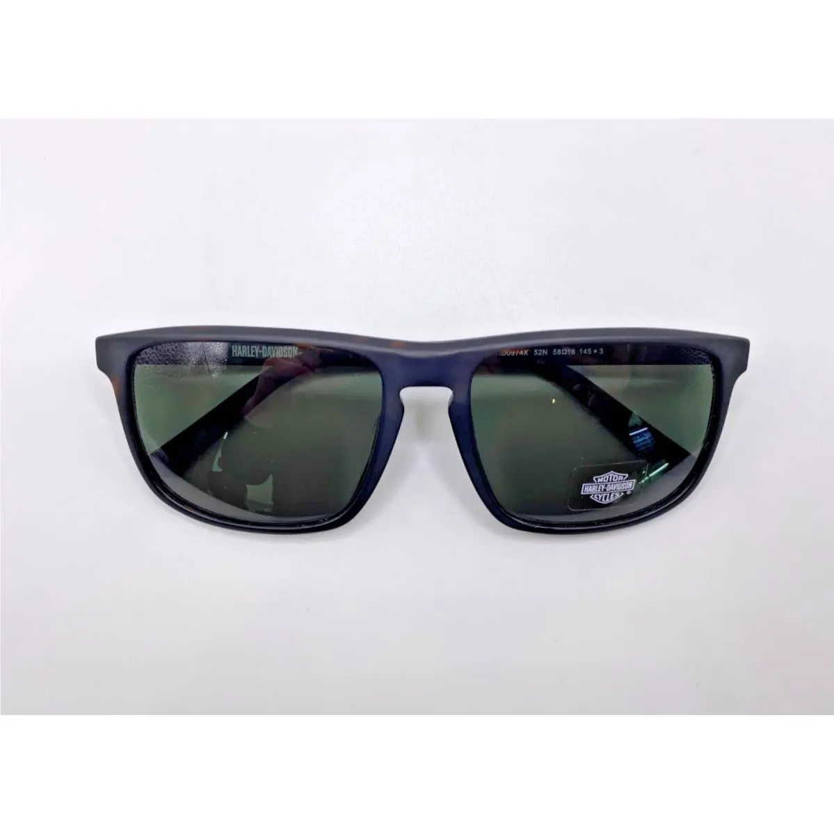 Harley Davidson HD0974X 52N Matte Tortoise Sunglasses Plastic Frame 58-18-145