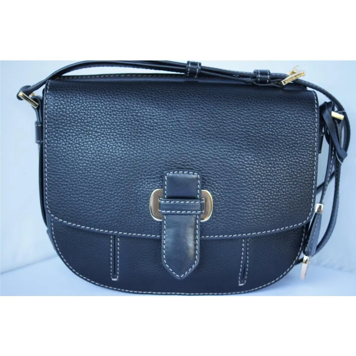 Michael Kors Women`s ag Crossbody Romy Messenger Black Leather