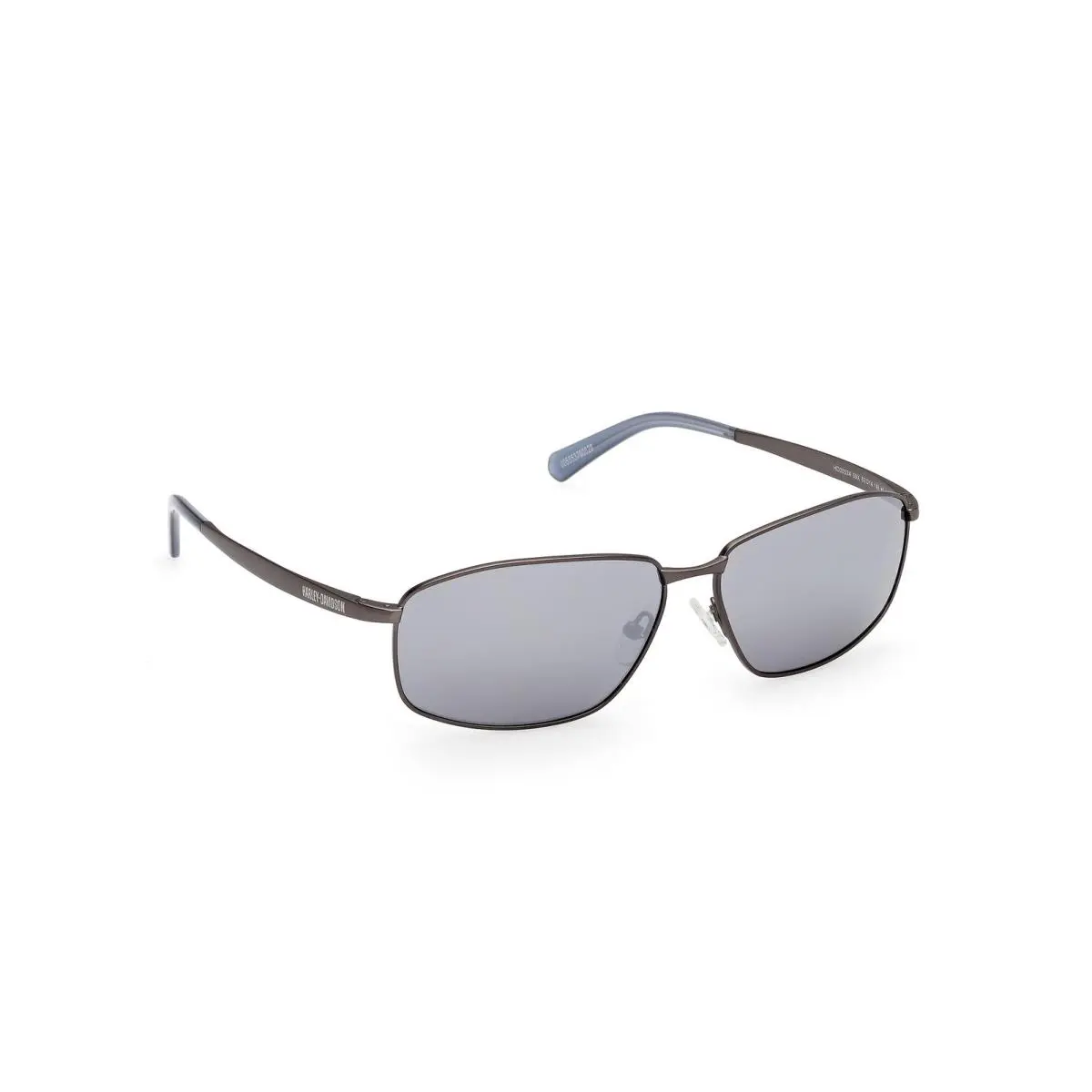 Harley Davidson HD00024 09X Metal Matte Gunmetal Blue Mirror 62mm Men Sunglasses