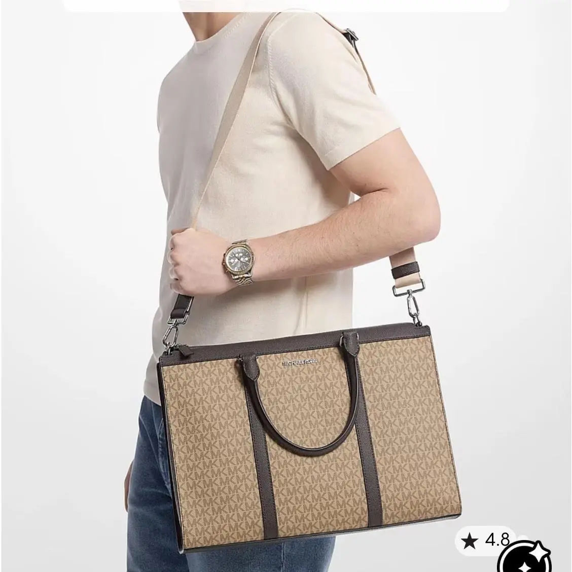 Michael Kors Cooper Briefcase Logo Signature Bag Mrsp