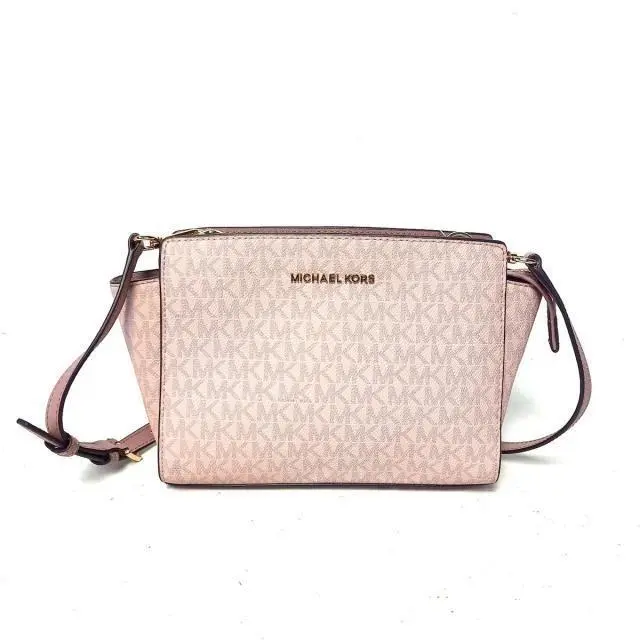 Michael Kors Selma Pink Medium Messenger Bag
