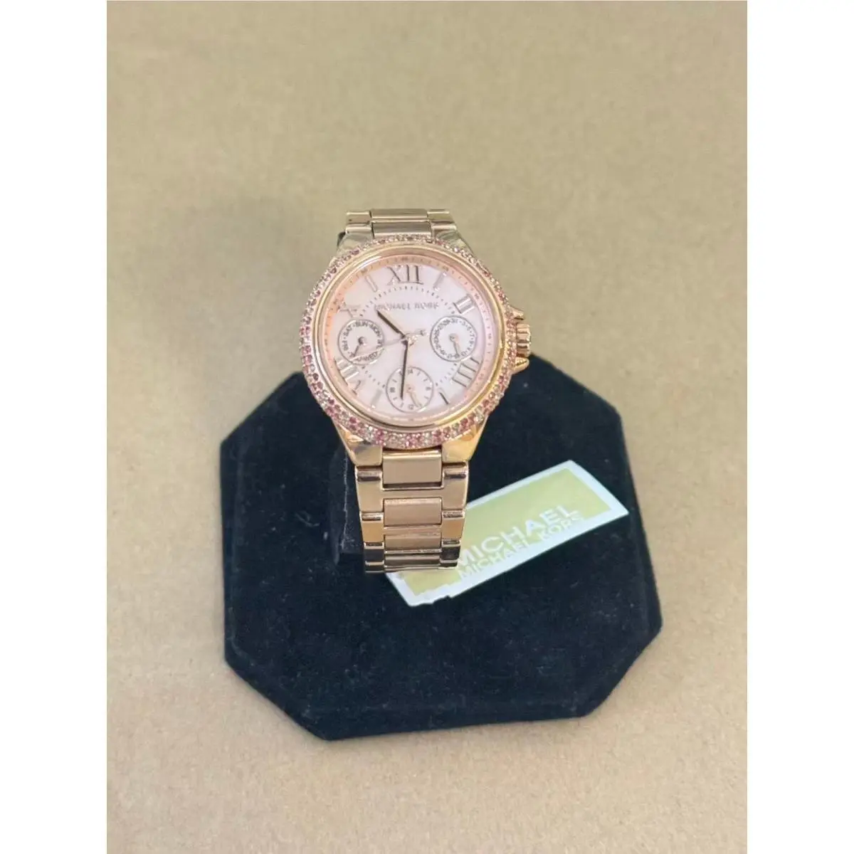 MK7273 Mini-camille Multifunction Rose Gold Stainless Steel Watch by Michael Kors