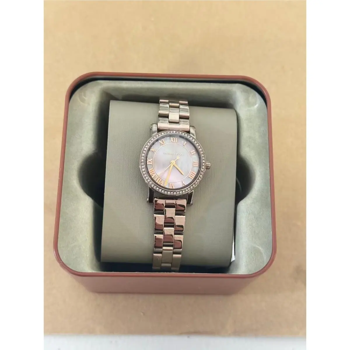 Michael Kors MK3683 Petite Norie Brown Steel Ladies Watch