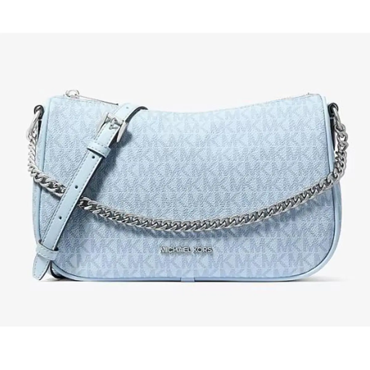 Michael Kors Outlet Carmela Medium Convertible Shoulder Bag with Signature Logo