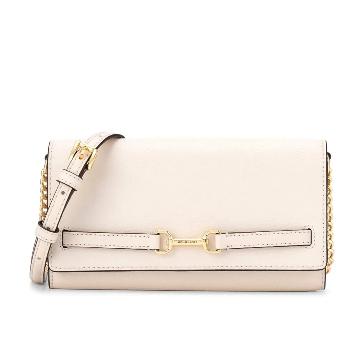 Carson Leather Convertible Crossbody Bag Light Cream 35S5G2ZC7L by Michael Kors