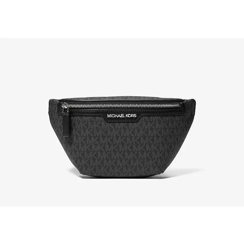 Michael Kors Logo Cooper Mini Belt Bag Fanny Pack Crossbody Men`s Unisex Black