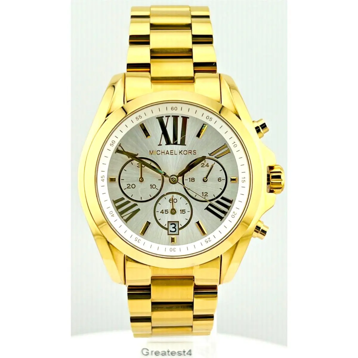 Michael Kors Bradshaw MK6266 Gold Toned Chronograph Quartz 43MM Unisex Watch