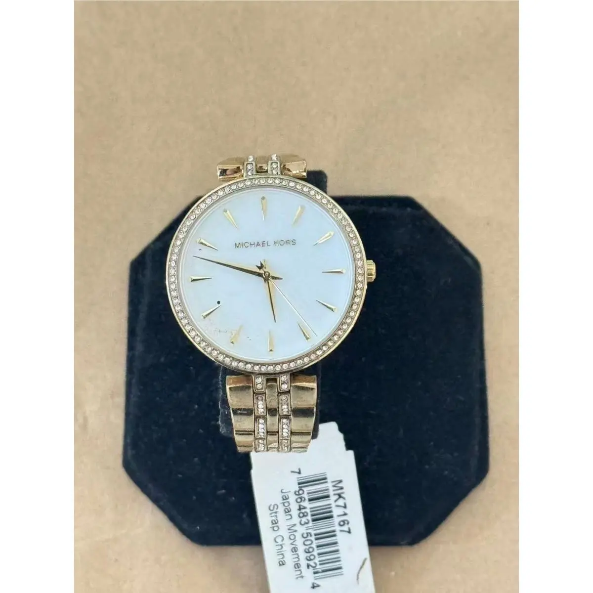 Michael Kors Anabeth MK7167 Ladies Gold Tone Watch with White Dial
