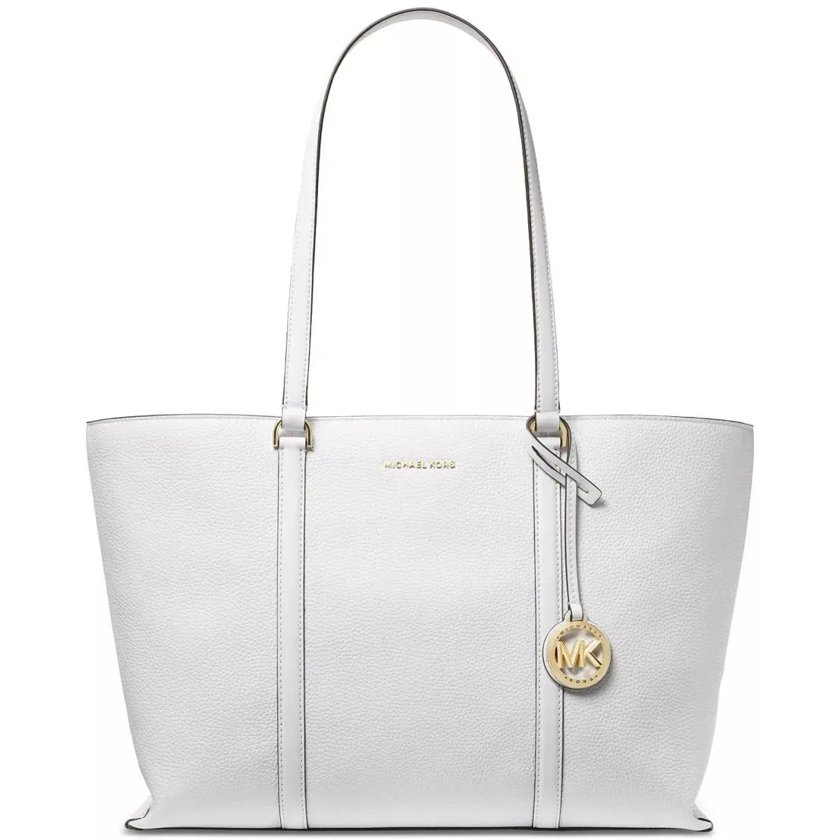 Kors Women`s Temple Tote Optic White