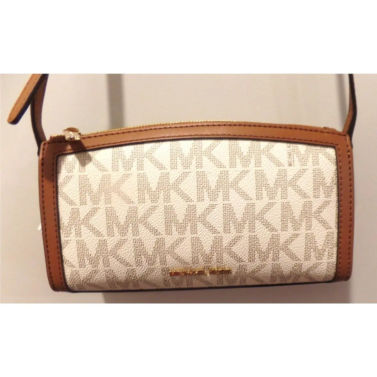Michael Kors Handbag Shoulder Strap Signature MK Design Small