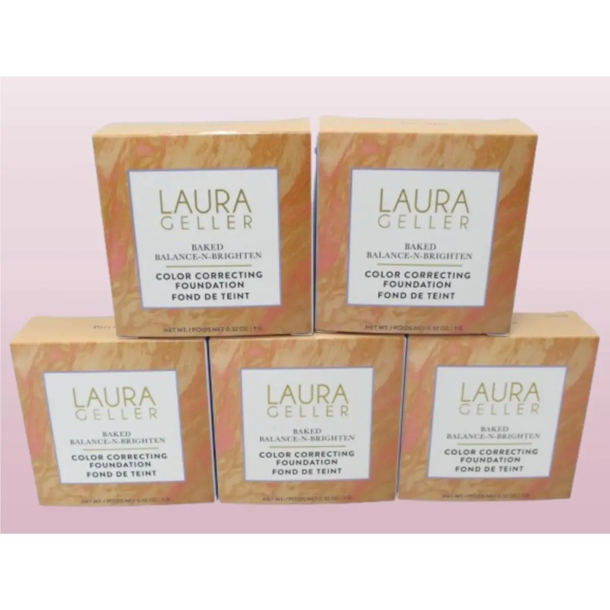 Baked Balance-n-brighten Color Correcting Foundation Porcelain 5PC by Laura Geller