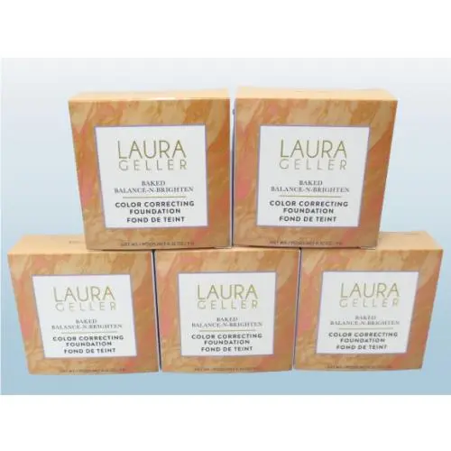 Baked Balance-n-brighten Color Correcting Foundation Porcelain 5PCS by Laura Geller