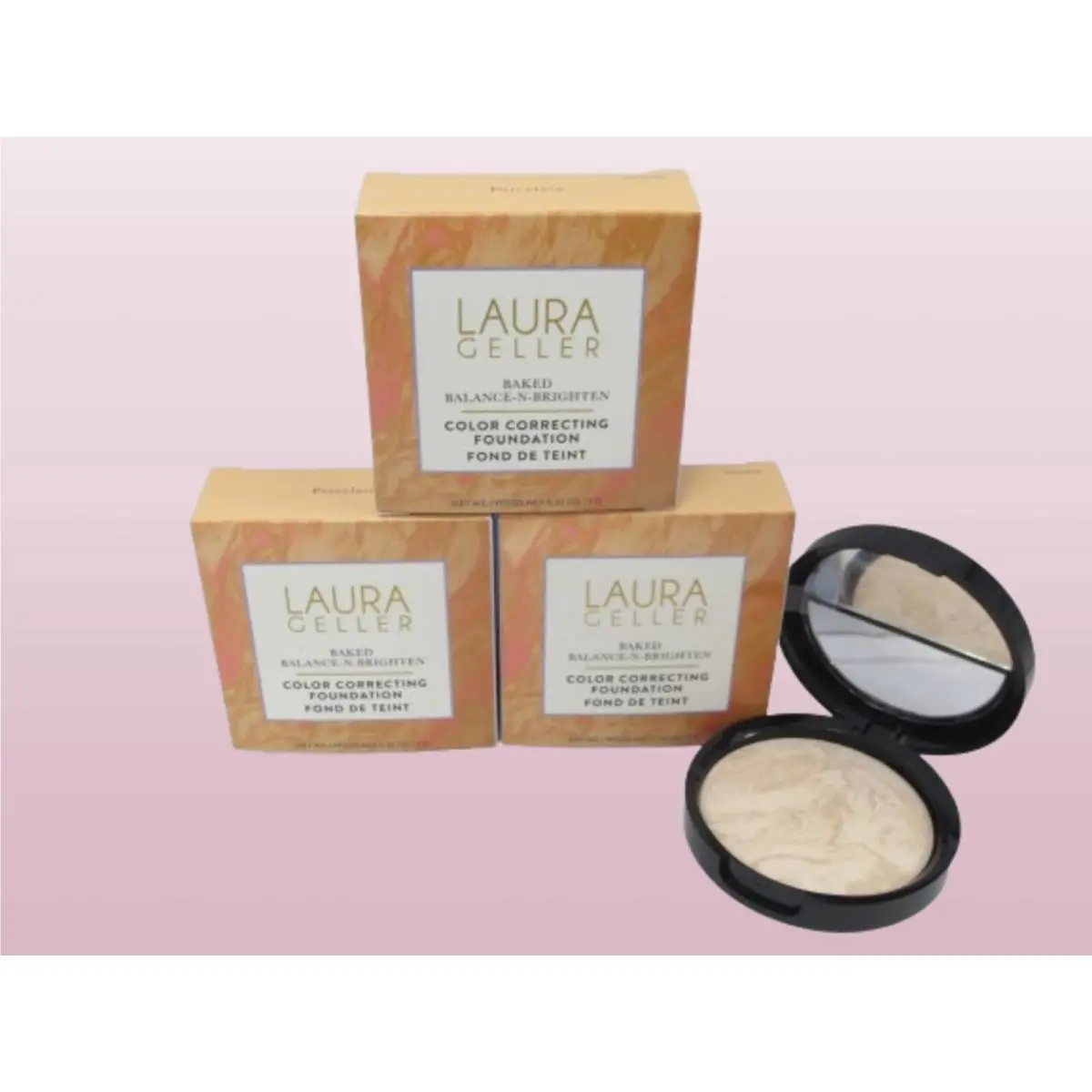 Baked Balance-n-brighten Color Correcting Foundation Porcelain 3PCS by Laura Geller