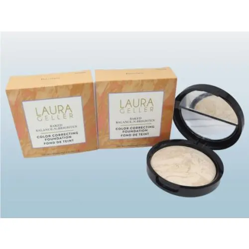 Baked Balance-n-brighten Color Correcting Foundation Porcelain 2PCS by Laura Geller