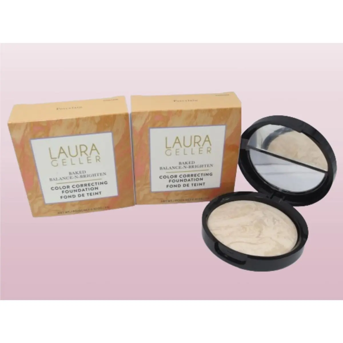 Baked Balance-n-brighten Color Correcting Foundation Porcelain 2PCS by Laura Geller