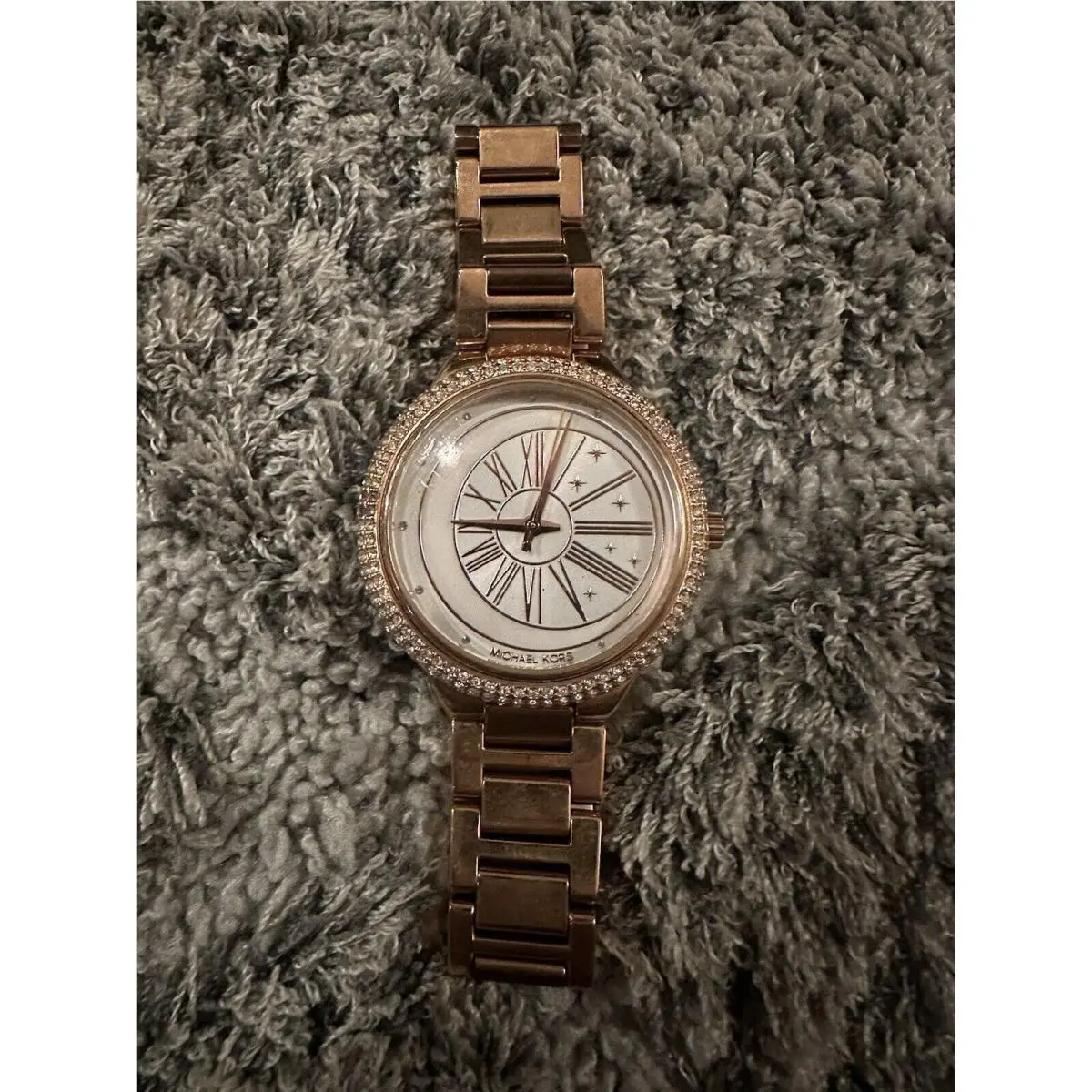 Michael Kors MK6551 Taryn White Dial Rose Gold Stainless Steel Women`s Watch