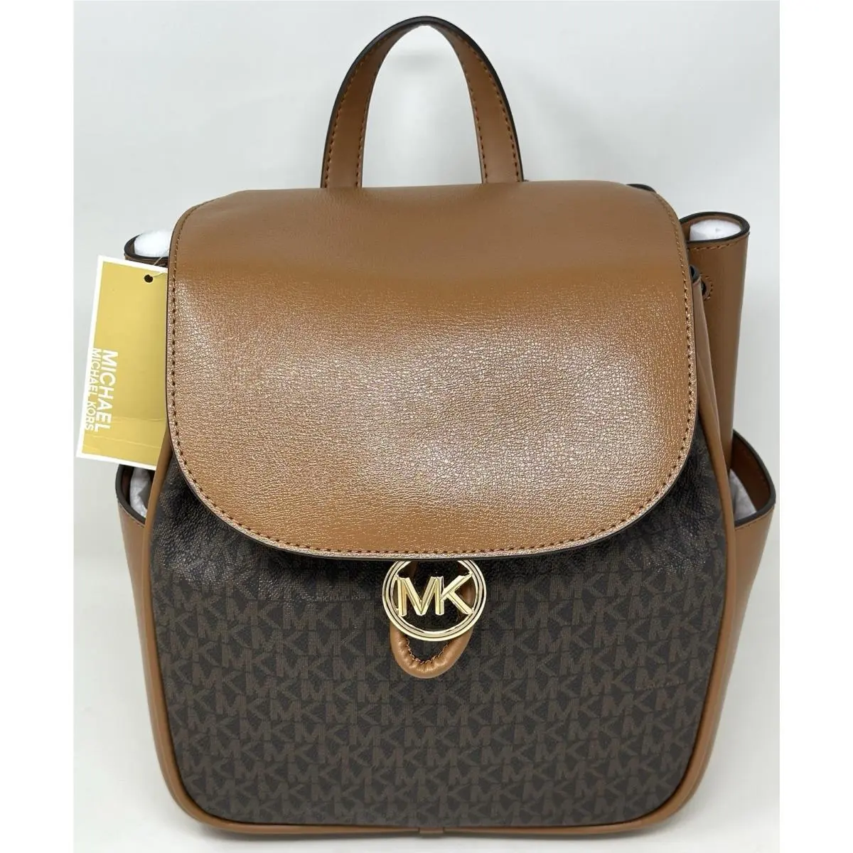 Michael Kors Cheryl Brown/acorn MD Backpack Bag Purse