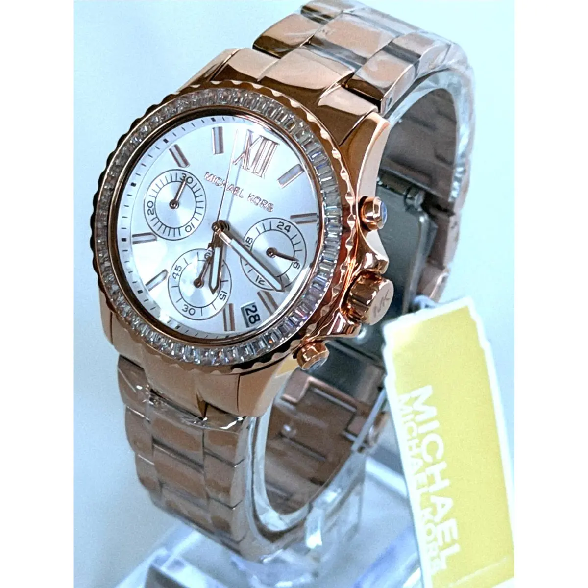 Michael Kors MK7213 Women`s Everest Chronograph Rose Gold-tone Watch