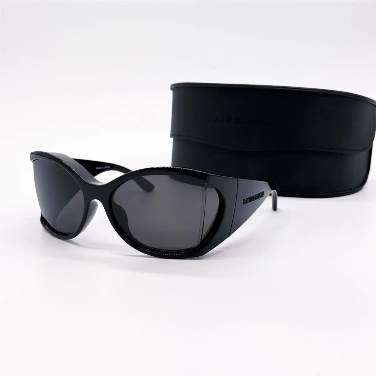 Balenciaga BB0154S 001 Ovesized Unisex Sunglasses Balenciaga BB0154S