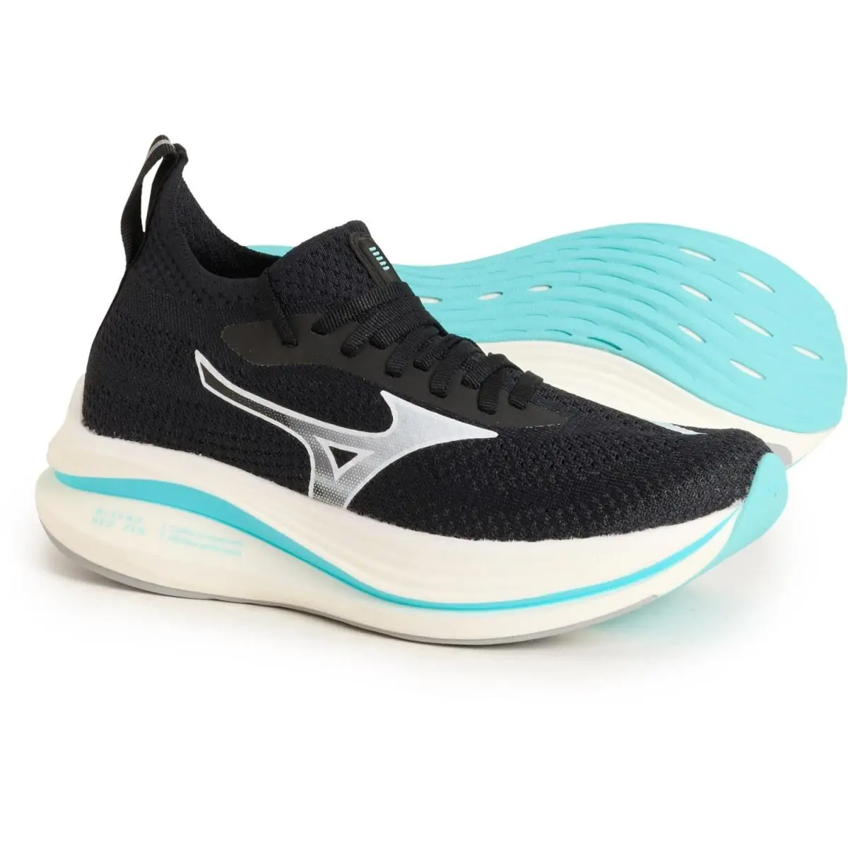 Mizuno shoes - Black White 5