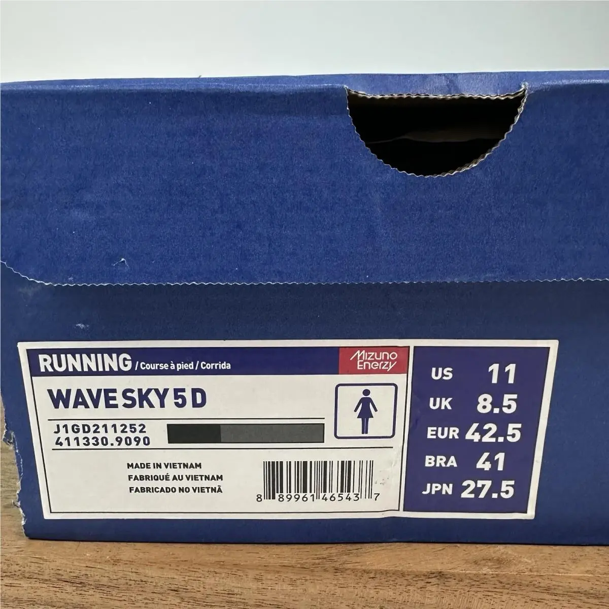Mizuno shoes - Mizuno Wave Sky - Wave Sky - J1GD211252 - Black 6