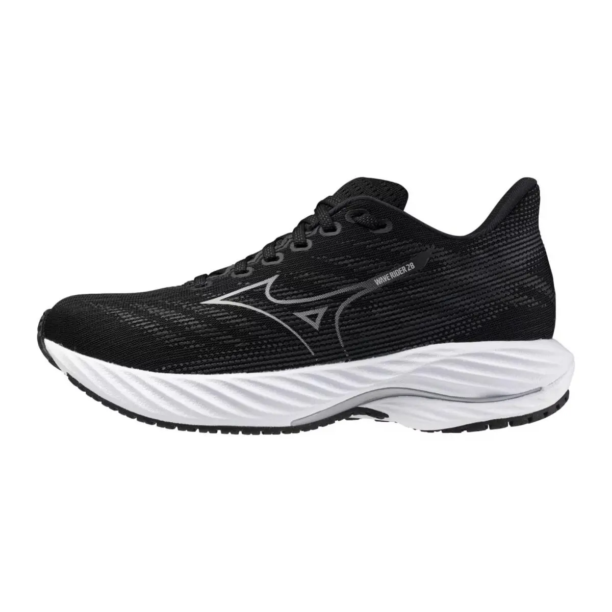 Mizuno Wave Rider 28 Black / Harbor Mist J1GD240622 Women`s Size 7.5 Wide