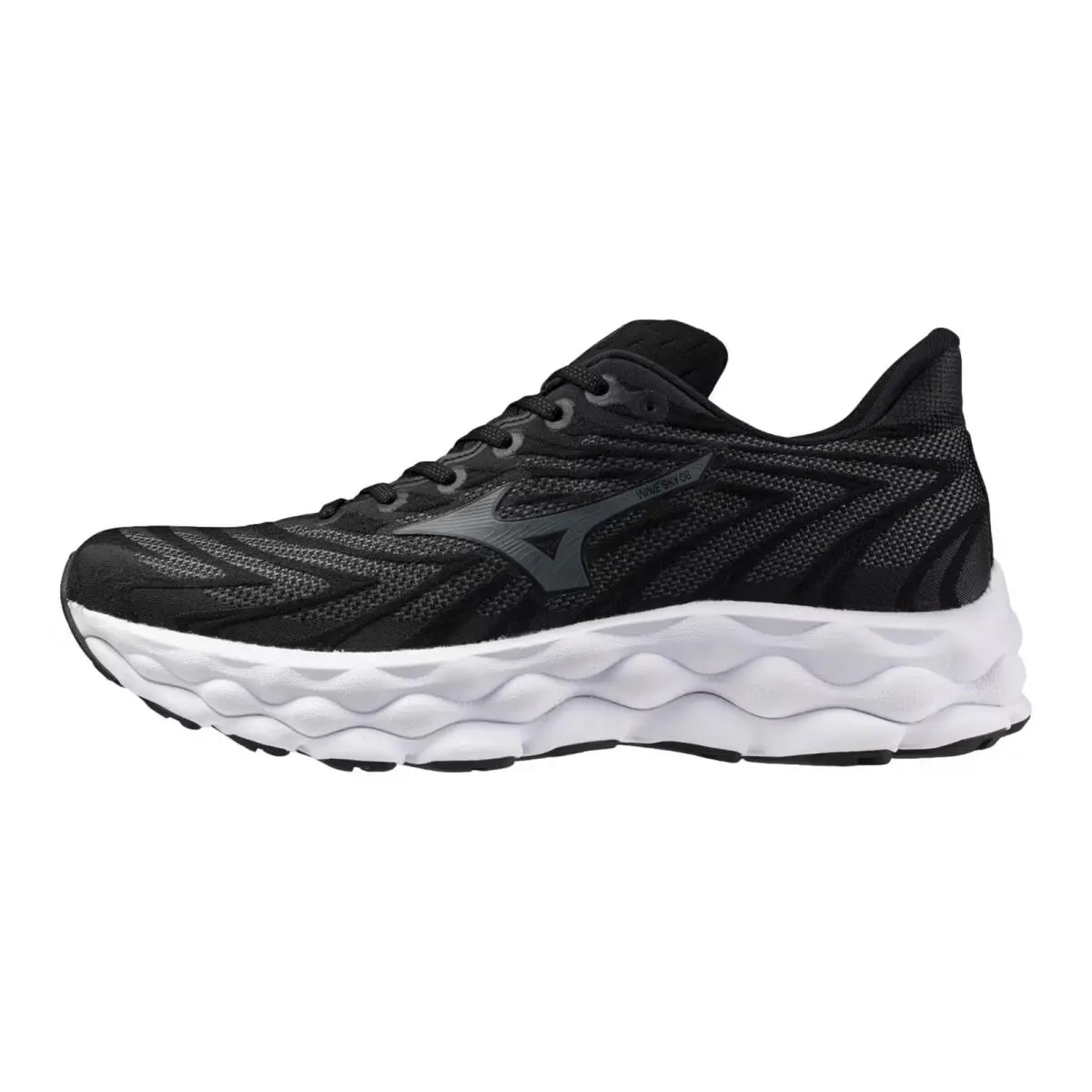 Mizuno Wave Sky 8 Black / Metallic Grey J1GC240202 Men`s Size 8.5 Medium