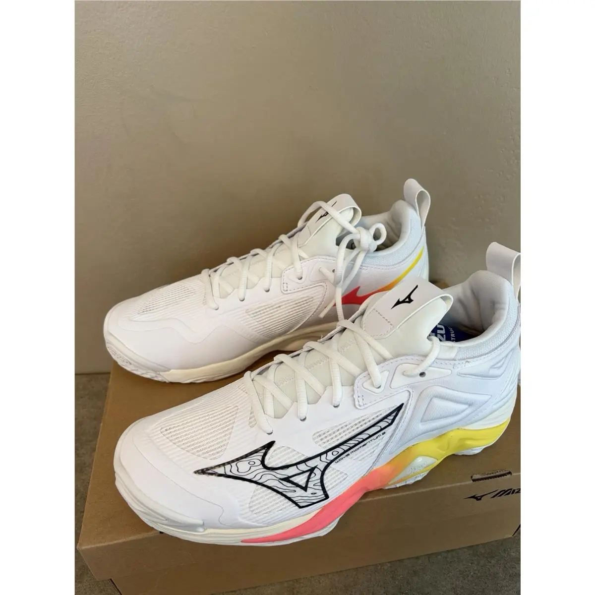 Mizuno shoes - MIZUNO WAVE MOMENTUM 3 - WAVE MOMENTUM - White 1