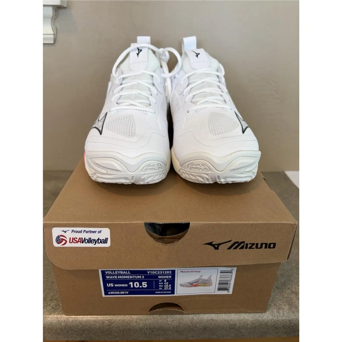 Mizuno shoes - MIZUNO WAVE MOMENTUM 3 - WAVE MOMENTUM - White 2