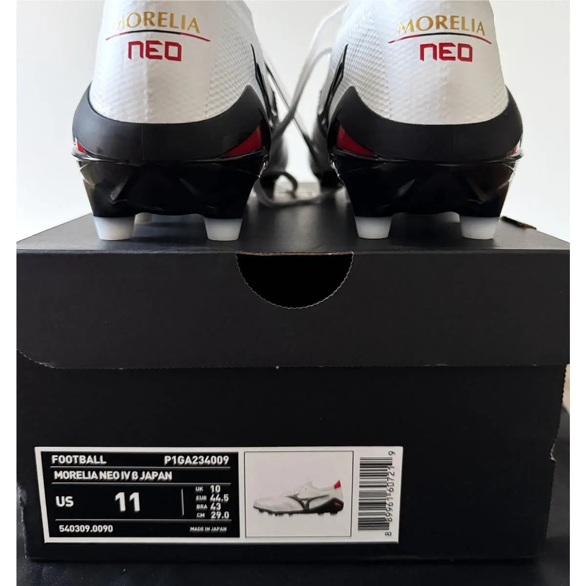 Mizuno shoes - MORELIA NEO IV β JAPAN - P1GA234009 - White 8