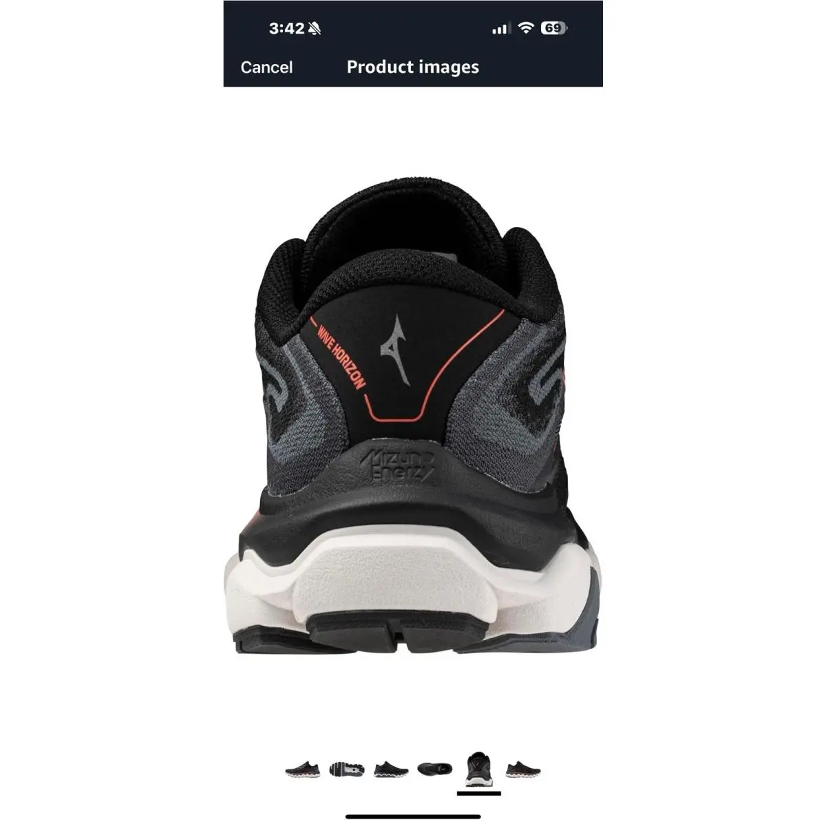 Mizuno shoes - Mizuno Wave Horizon 7 - Wave Horizon - Black 3