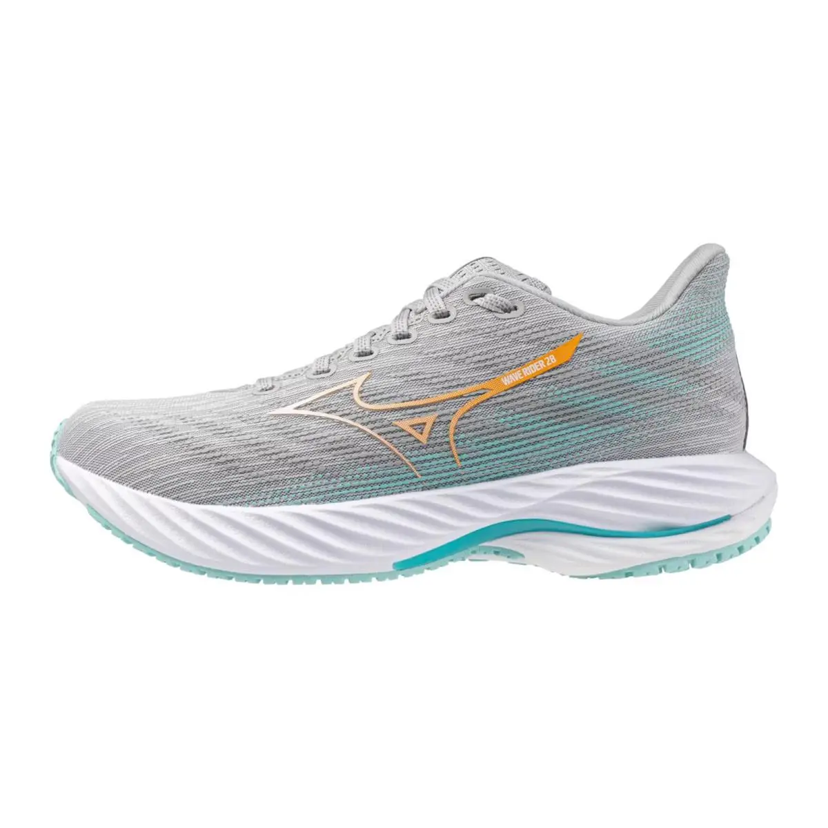 Mizuno Wave Rider 28 Harbor Mist / White J1GD240372 Women`s Size 7.5 Medium