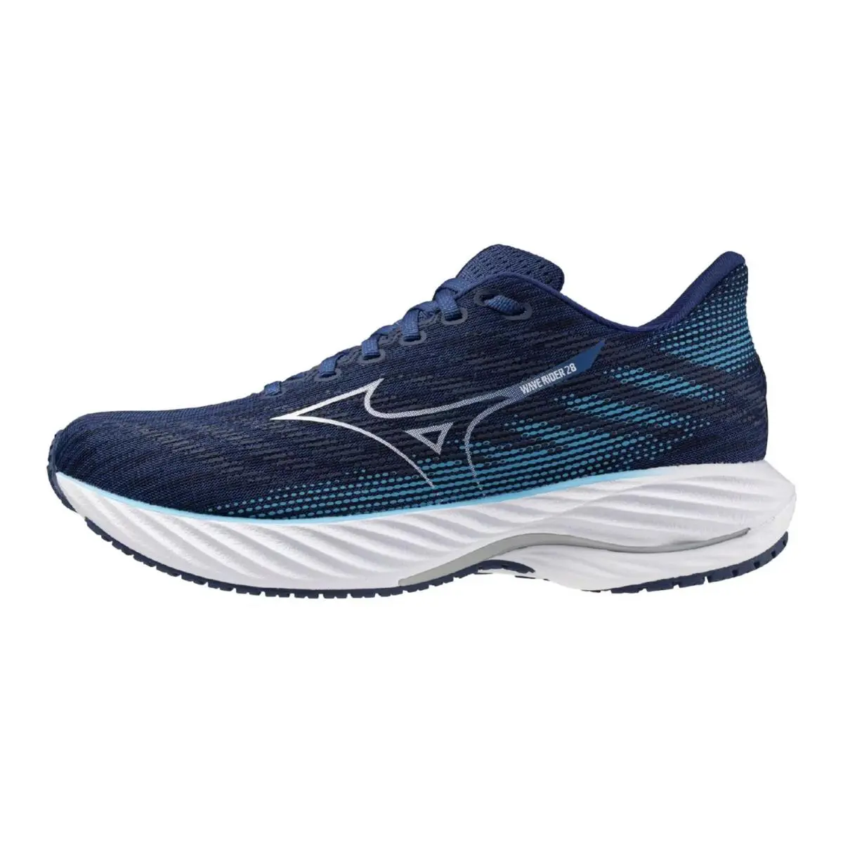 Mizuno Wave Rider 28 Estate Blue / White J1GC240306 Men`s Size 8 Medium