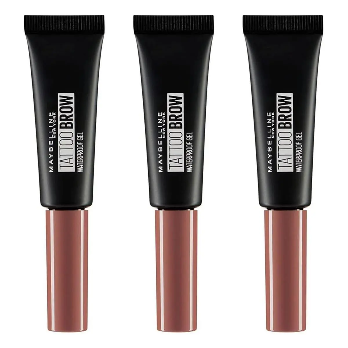 Maybelline Tattoo Brow Waterproof Gel 09 Auburn 5ml - 3 Pack