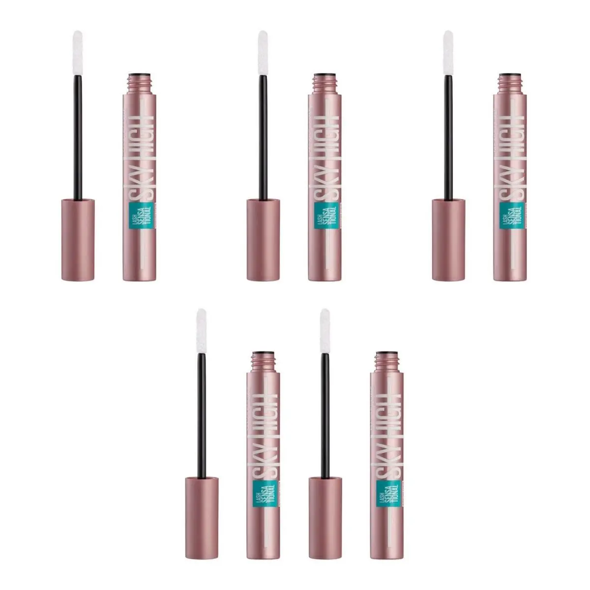 Maybelline Sky-high Lift Lengthening Eyelash Serum 00 Clear - 5 Pack