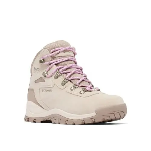 Columbia shoes - Newton Ridge Plus Waterproof Amped - Dark Stone/Cosmos (UPC: 195981616767) 0
