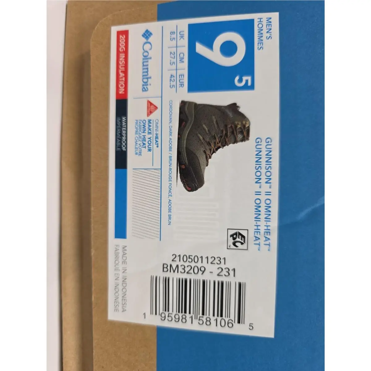 Columbia shoes - Columbia Gunnison 2 Omni Heat - Brown (UPC: 195981581065) 0