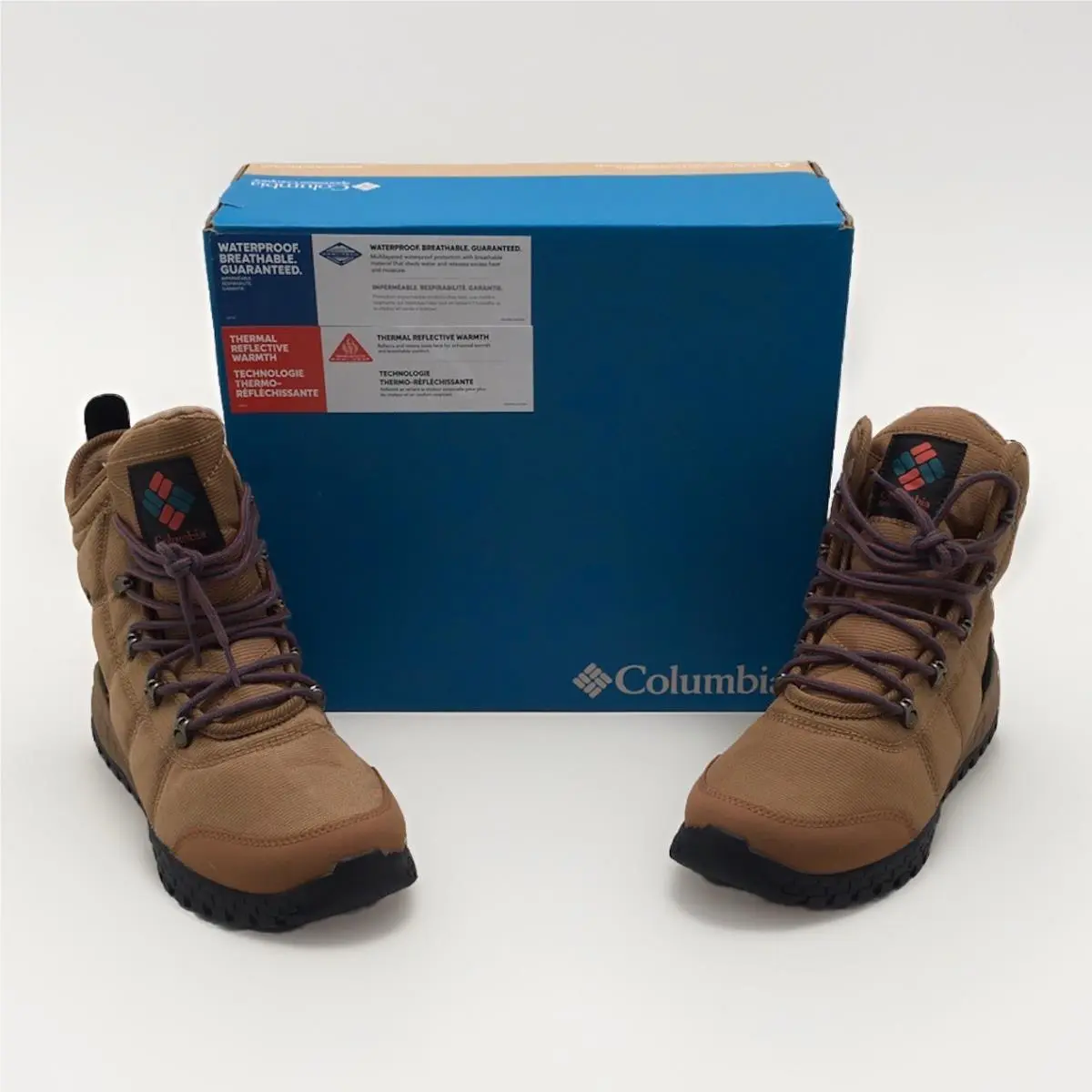 Columbia Men`s Fairbanks Omni-heat Boots in Brown US Size 8.5W