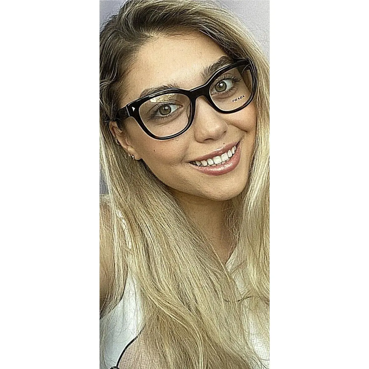 Prada Vpr 2S1F UA2-1O1 53mm Tort Cat Eye Women`s Eyeglasses Frame 8