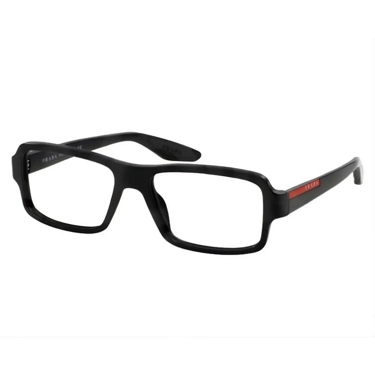 Prada Sport PS01GVF 1AB1O1 Eyeglasses 53mm Black / Demo Lens