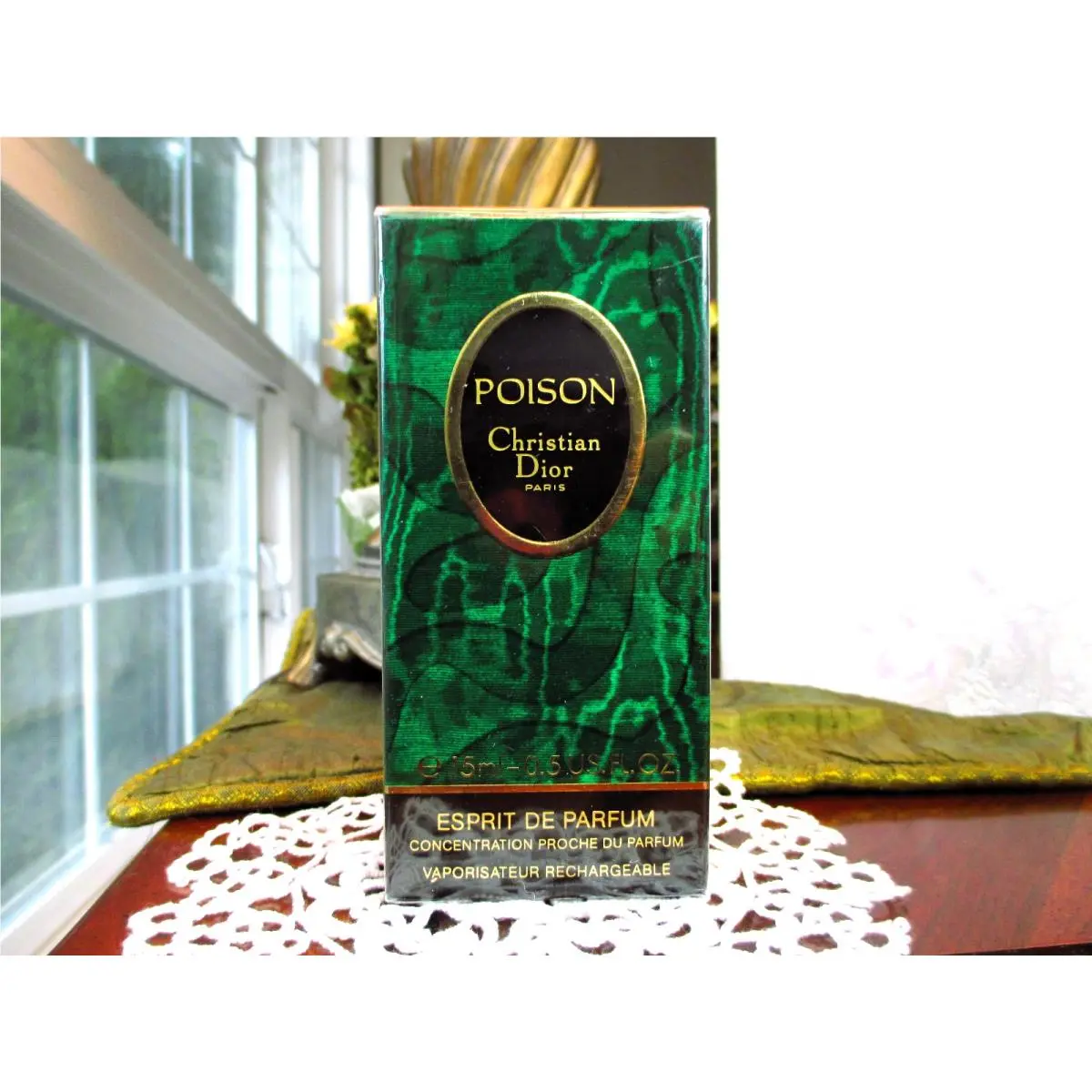 Vintage Dior Poison Esprit de Parfum/perfume 1/2oz-15ml Spray Factory-sealed