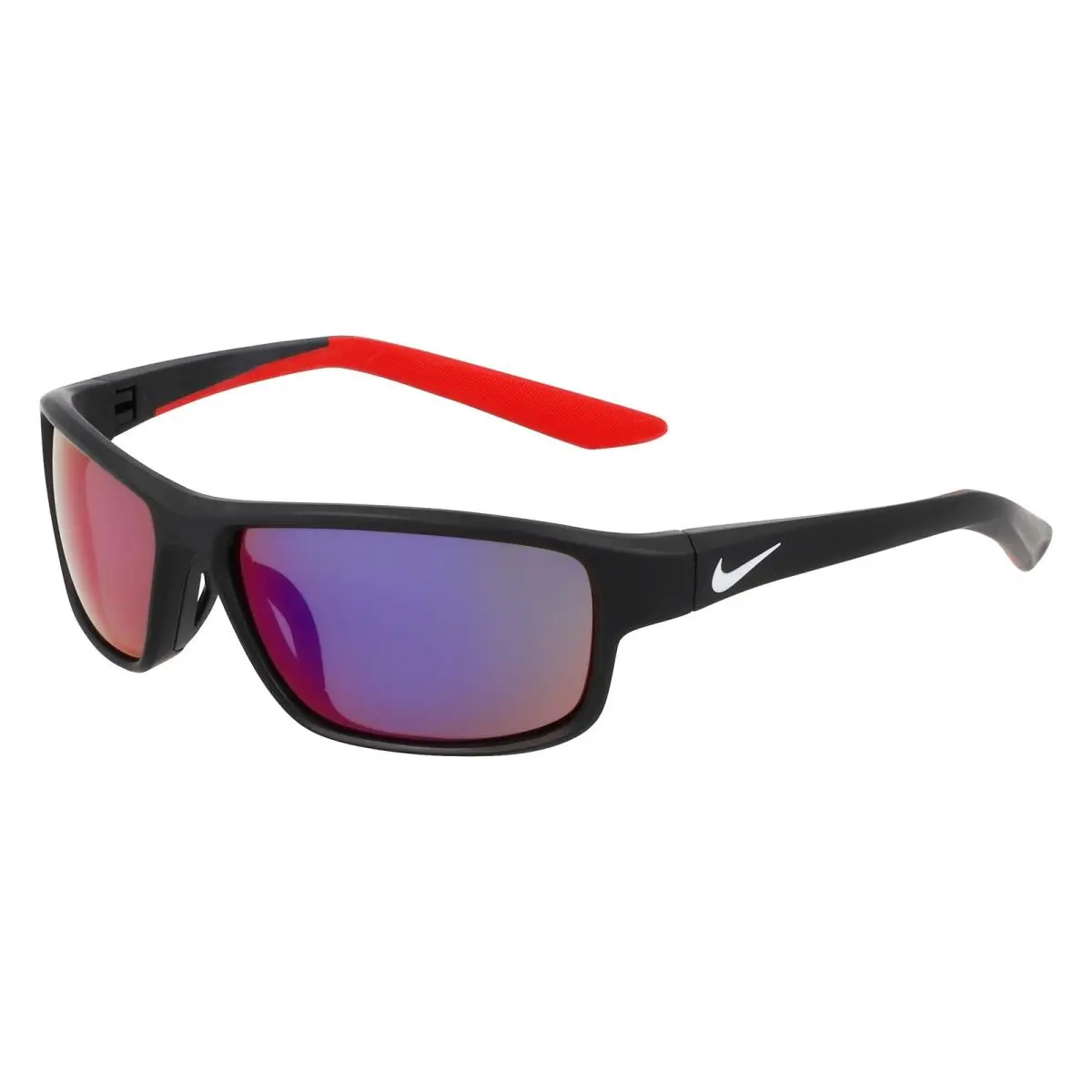 Rabid 22 JR IF 1054 X Matte Black / Infrared Mirror 010 Size 55 Sunglasses by Nike
