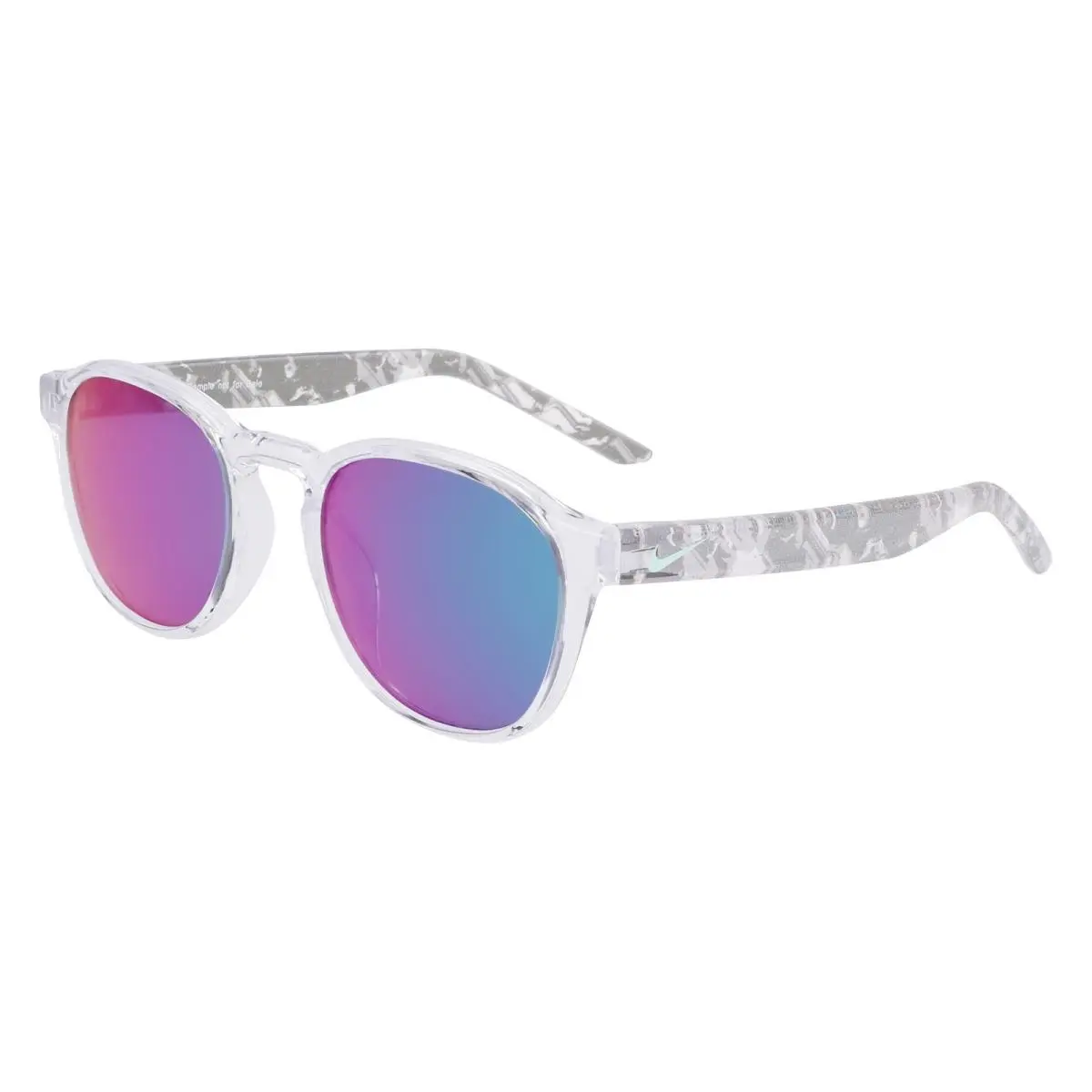 Nike Smash M DZ 7383 Clear/green Mirror 900 Size 47 Sunglasses
