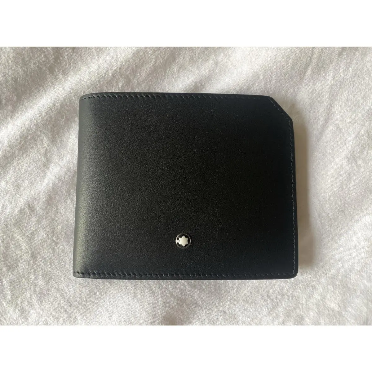 Montblanc Black Leather Bifold 6cc Wallet